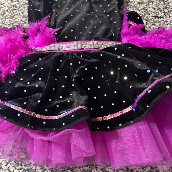 Weissman Black and Pink Kids Dance Costume - Picture 3 of 10